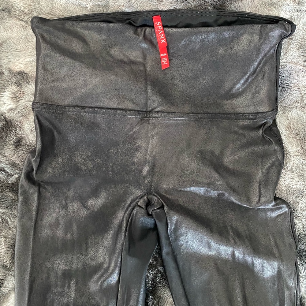 Spanx faux leather leggings